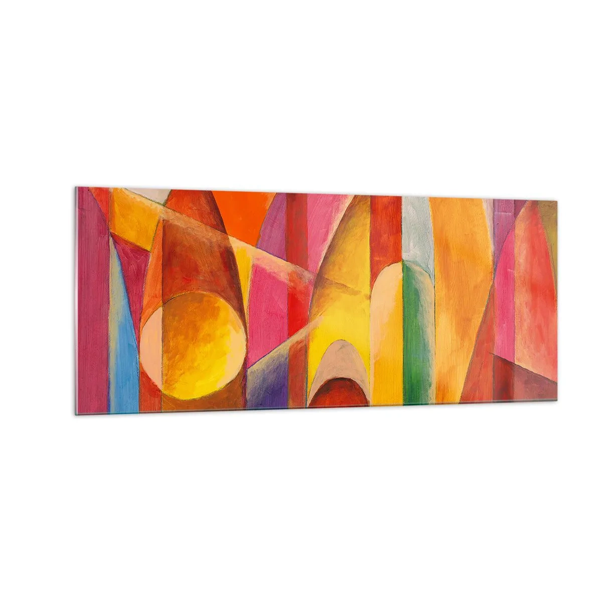 Quadro em vidro - Catedral do Sol - 100x40 cm