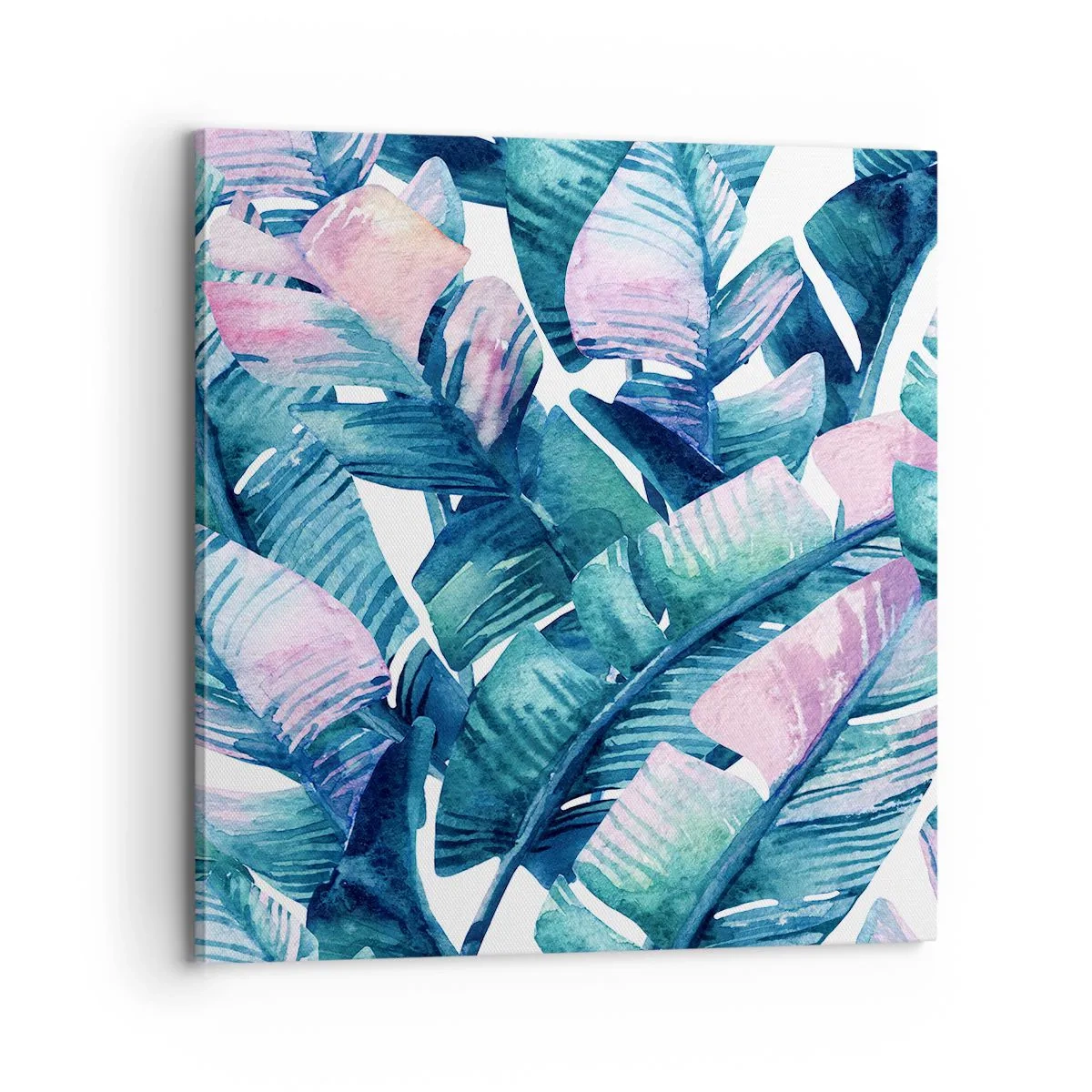 Quadro em tela - Em um bananeiro - 70x70 cm