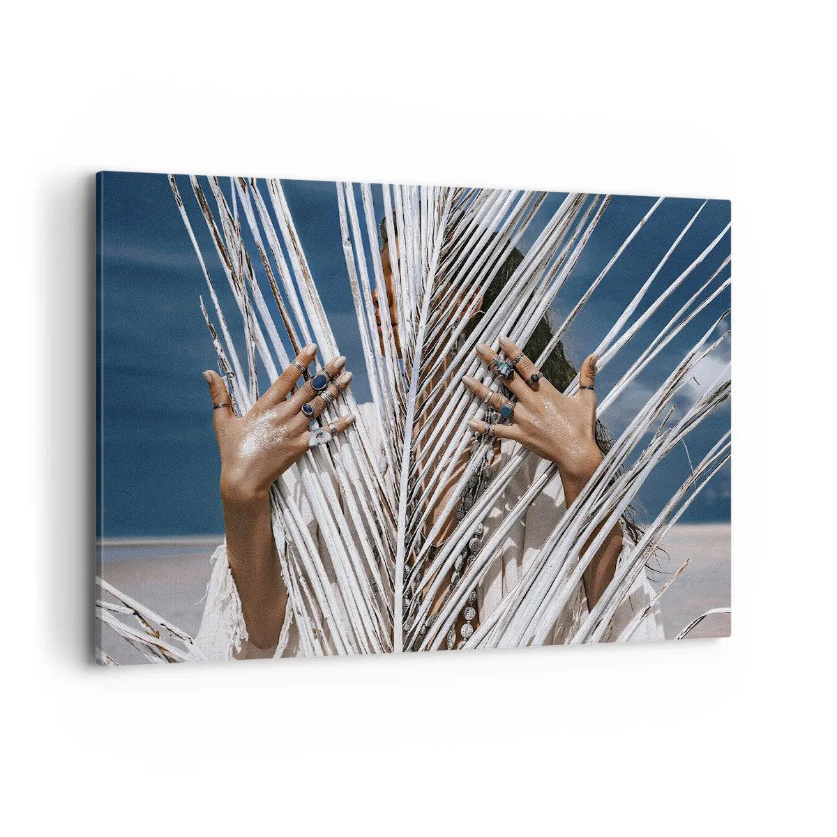 Quadro em tela - A xamã - 100x70 cm