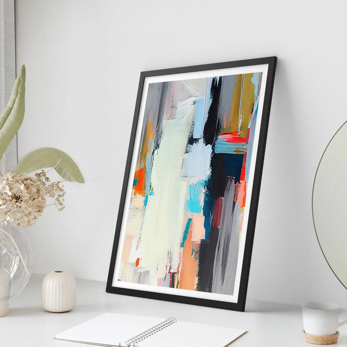 Pôster com moldura preta - Há um método? - 40x50 cm