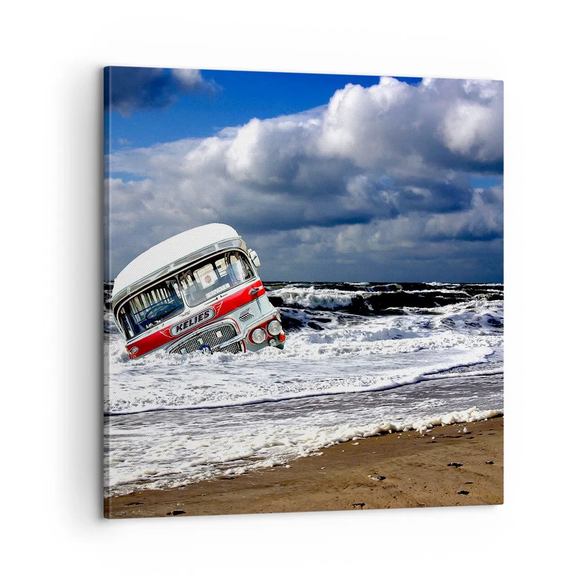 Quadro em tela - E por que a surpresa? - 60x60 cm