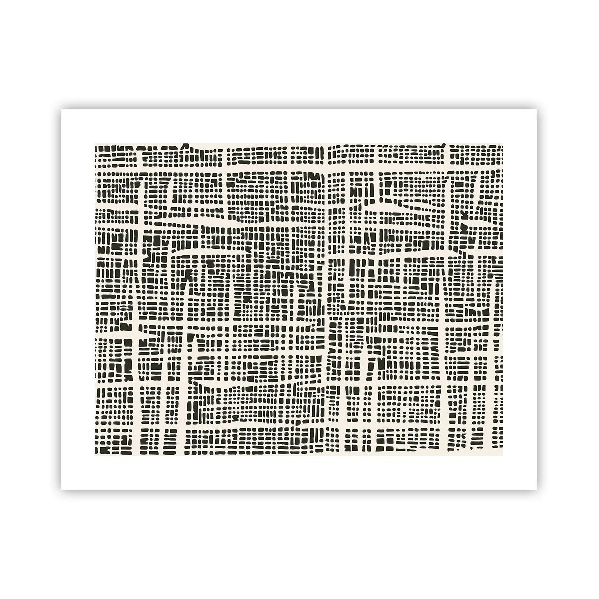 Pôster - Uma composição tecida - 50x40 cm