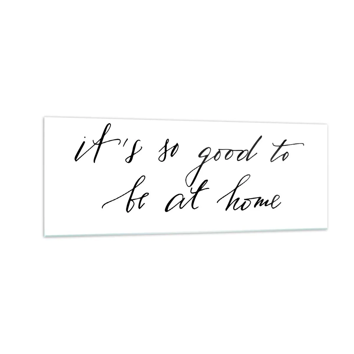 Quadro em vidro - Toda a verdade - 140x50 cm