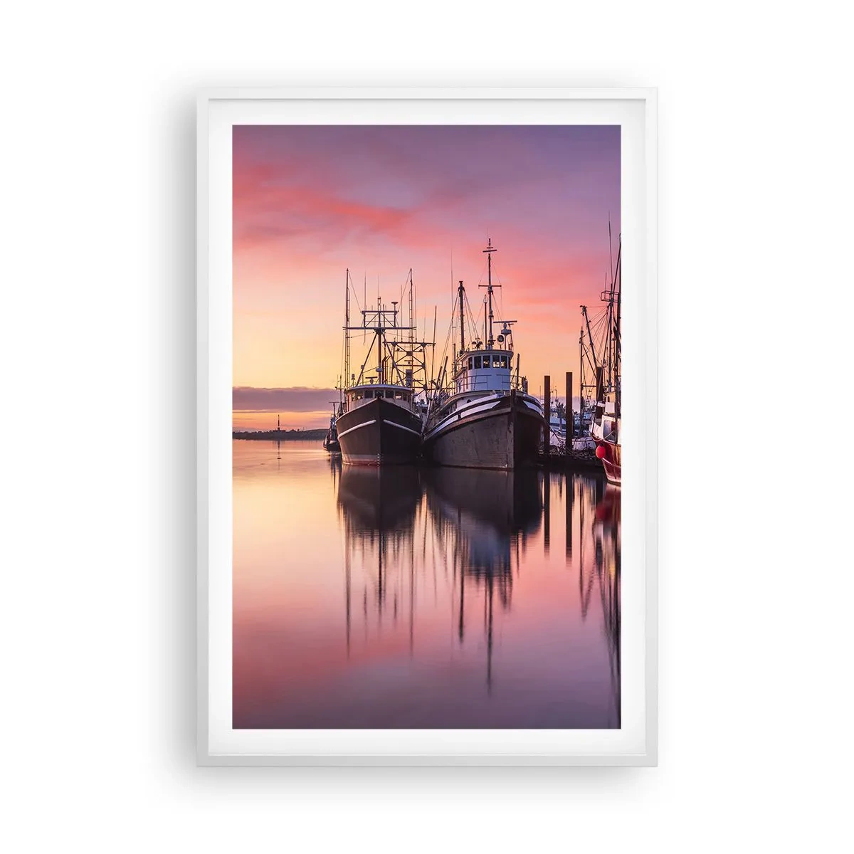 Pôster em moldura branca - Antes do dia seguinte - 61x91 cm