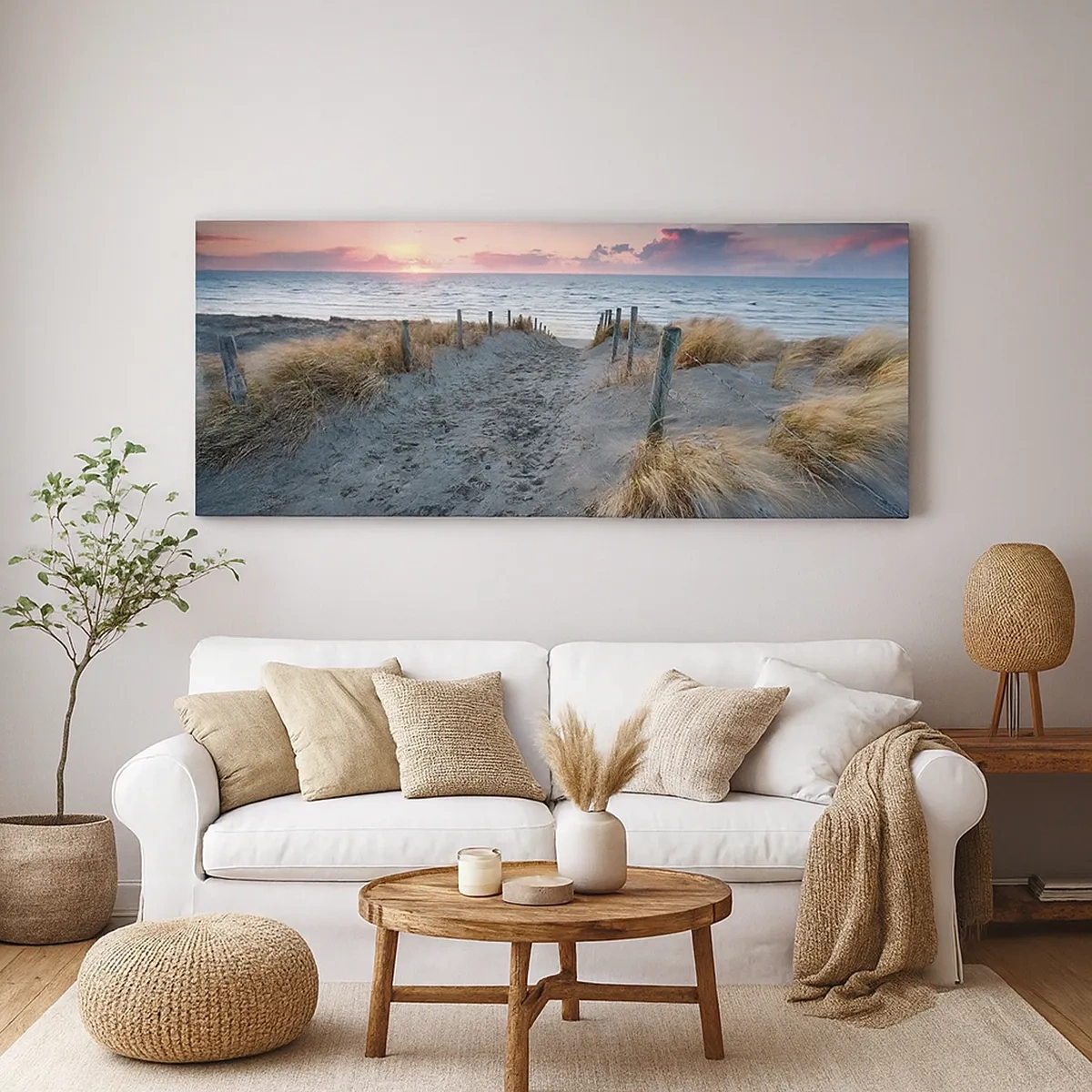 Quadro em tela - Derramou um arco-íris de esplendor radiante.... - 30x30 cm