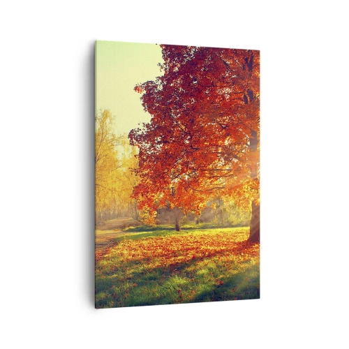 Quadro em tela - O vermelho é lindo - 70x100 cm