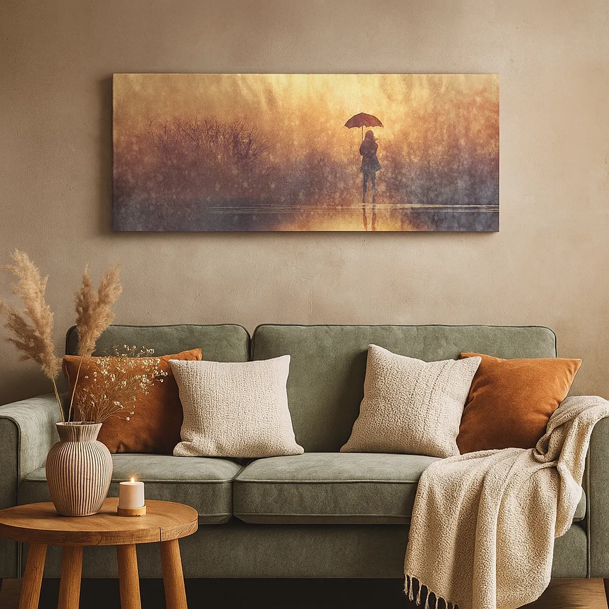 Quadro em tela - Sinto alguém a olhar para mim - 30x30 cm