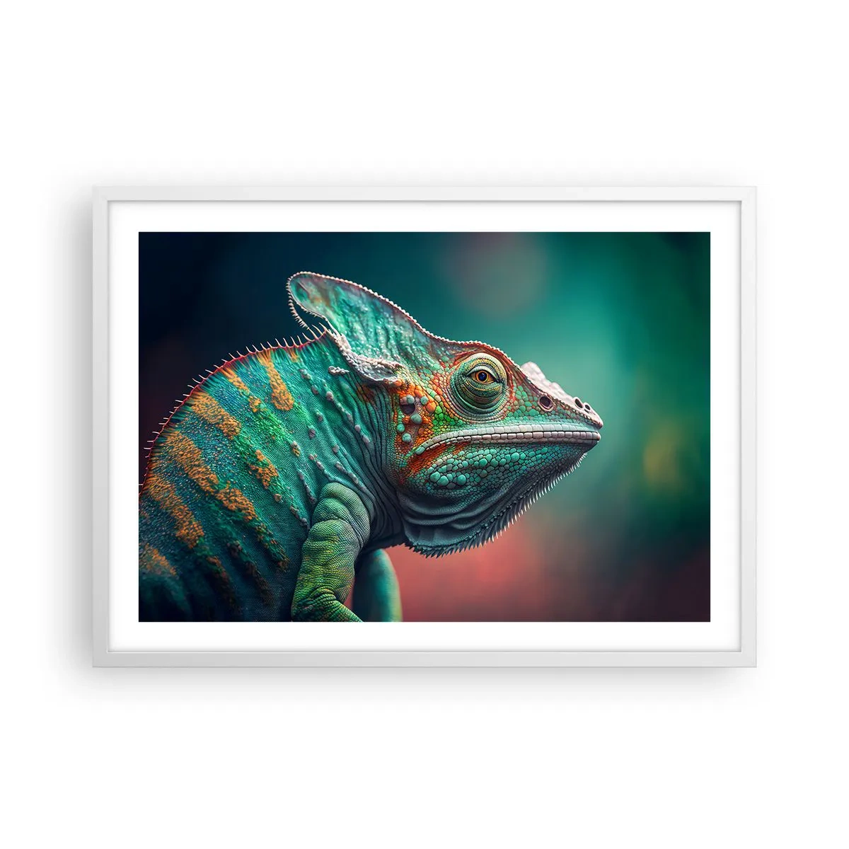 Pôster em moldura branca - Estás a ver-me? Isso não é bom… - 70x50 cm