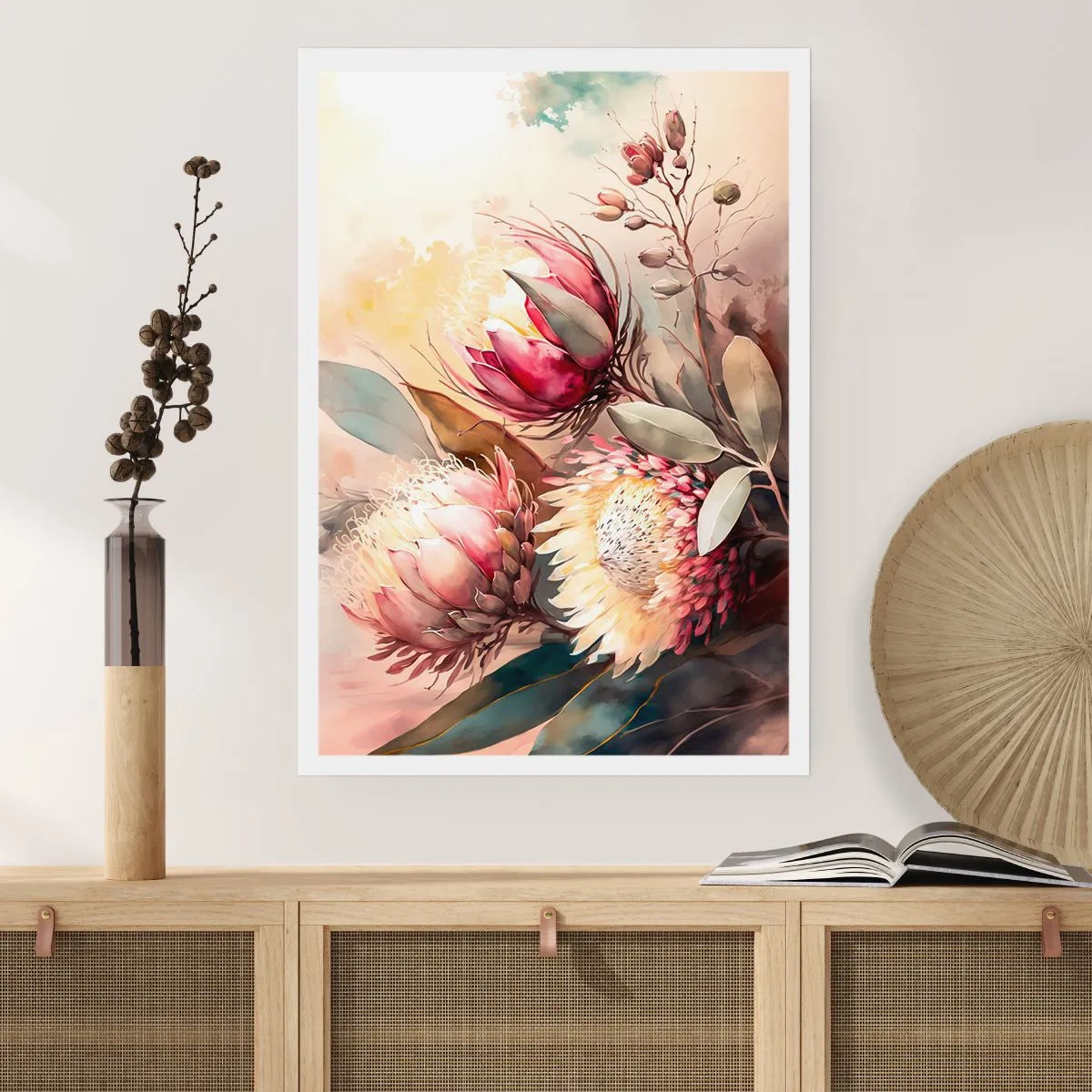 Pôster - De perfil e de frente - 50x70 cm