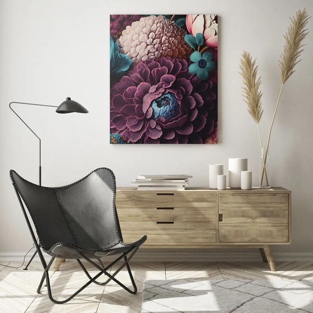 Quadro em vidro - Natureza em abundância - 50x70 cm