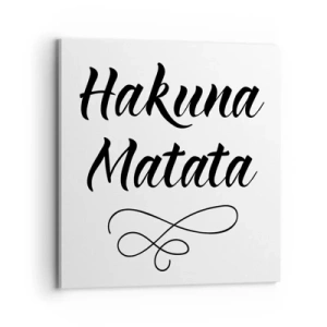 Quadro em tela - O melhor conselho - 70x70 cm