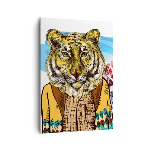 Quadro em tela - Não tão selvagem como dizzem - 50x70 cm