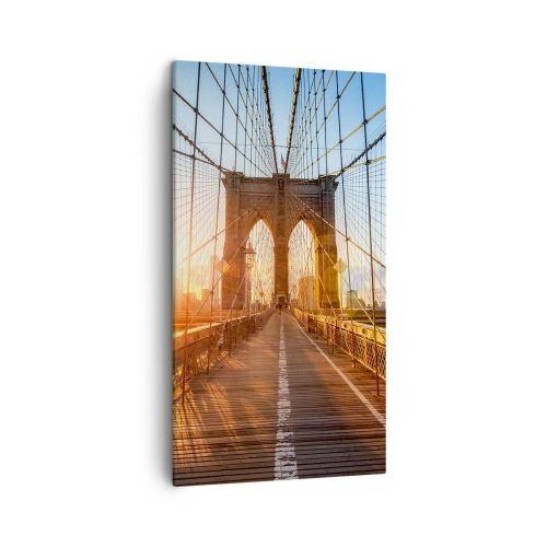 Quadro em tela - Na Ponte Dourada - 45x80 cm