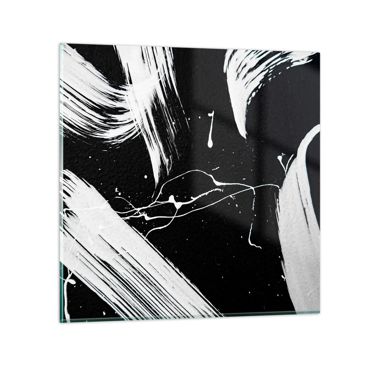 Quadro em vidro - Quebrar a escuridão - 40x40 cm