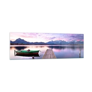 Quadro em vidro - Silêncio amigo - 160x50 cm