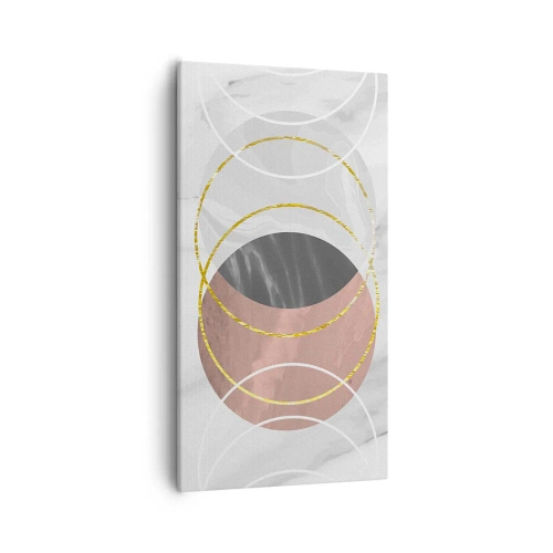 Quadro em tela - Música das esferas - 55x100 cm