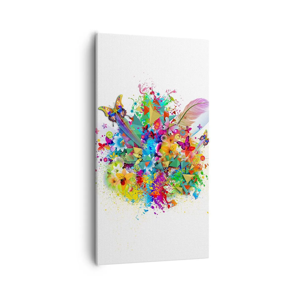 Quadro em tela - Um ramo de alegria - 55x100 cm