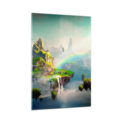 Quadro em vidro - Meio do céu - as ilhas felizes - 80x120 cm