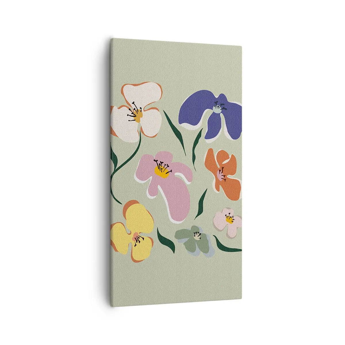 Quadro em tela - Amores-perfeitos para seu irmão - 55x100 cm