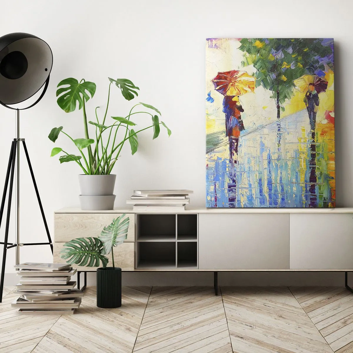Quadro em tela - E tudo está claro - 50x70 cm