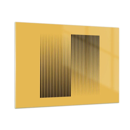 Quadro em vidro - Quadratura de opostos - 100x70 cm