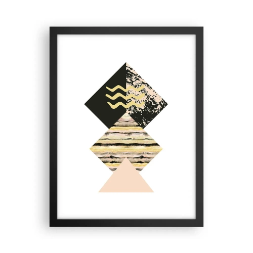 Pôster com moldura preta - Não é tão simples assim - 30x40 cm