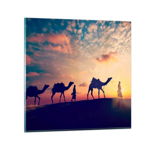 Quadro em vidro - O misterioso espírito do Oriente - 30x30 cm