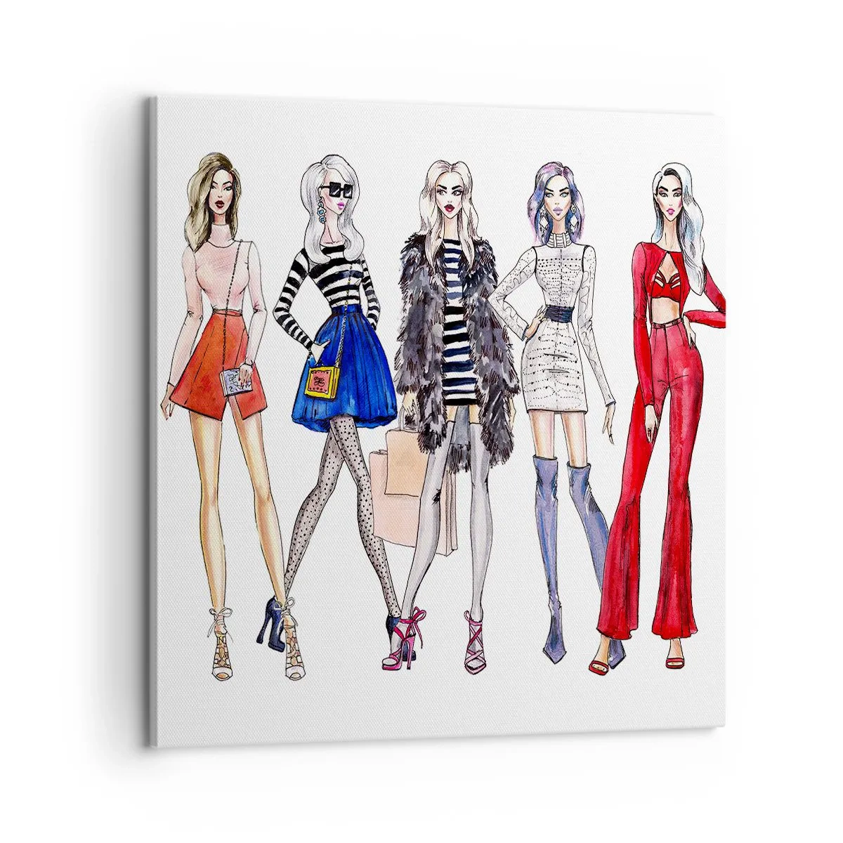 Quadro em tela - Every week Fashion Week - 60x60 cm
