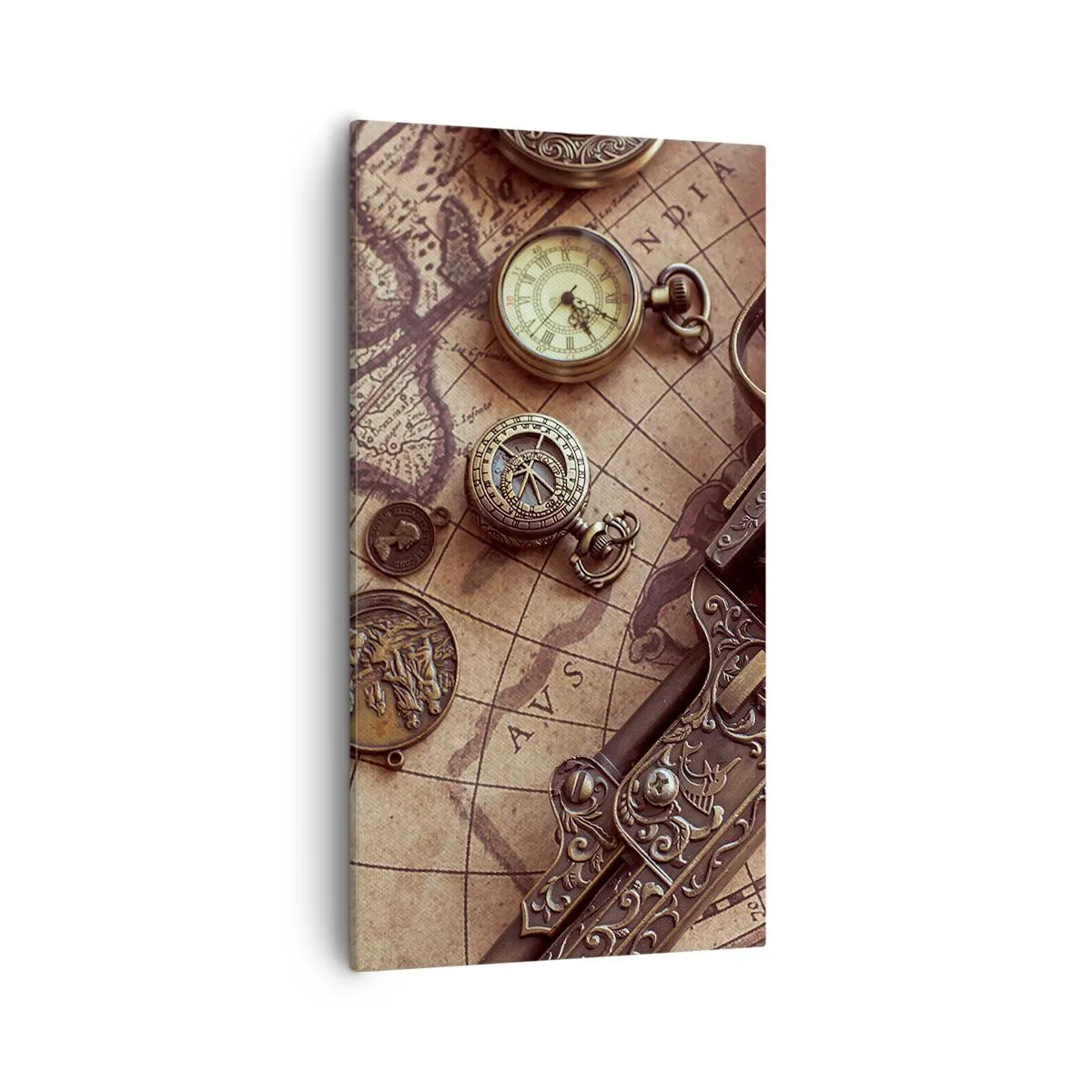 Quadro em tela - A aventura nos chama - 55x100 cm