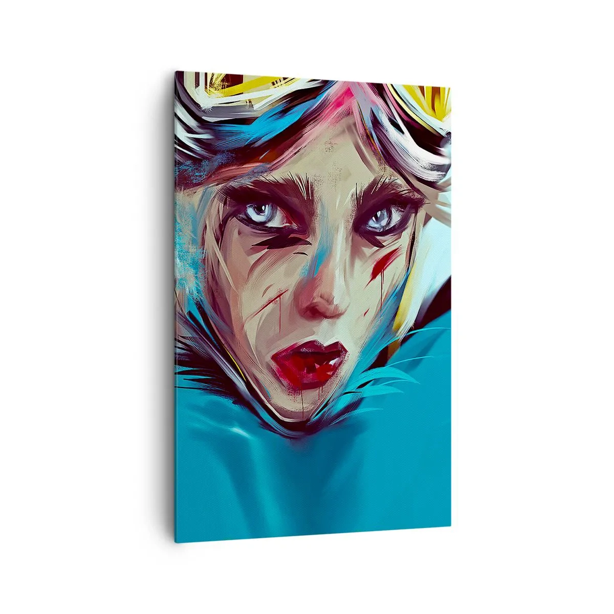 Quadro em tela - A guerreira das estradas - 80x120 cm