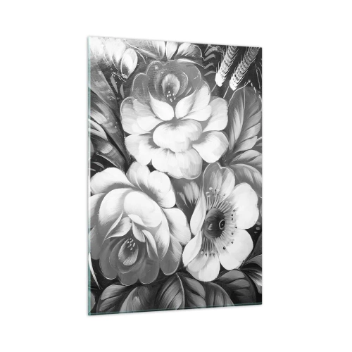 Quadro em vidro - A beleza em cinza - 50x70 cm