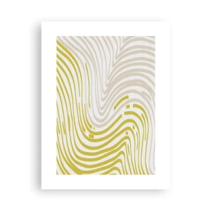 Pôster - Uma composição com uma curvatura suave - 30x40 cm
