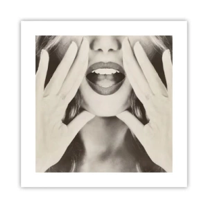 Pôster - Já vou! - 40x40 cm