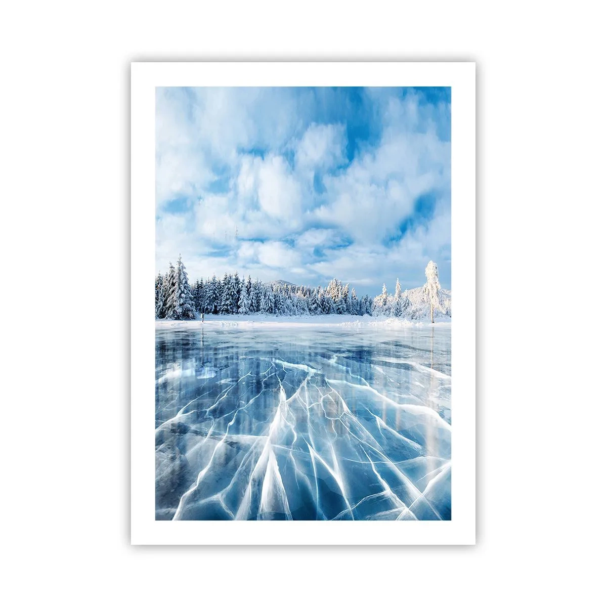 Pôster - Vista deslumbrante e cristalina - 50x70 cm