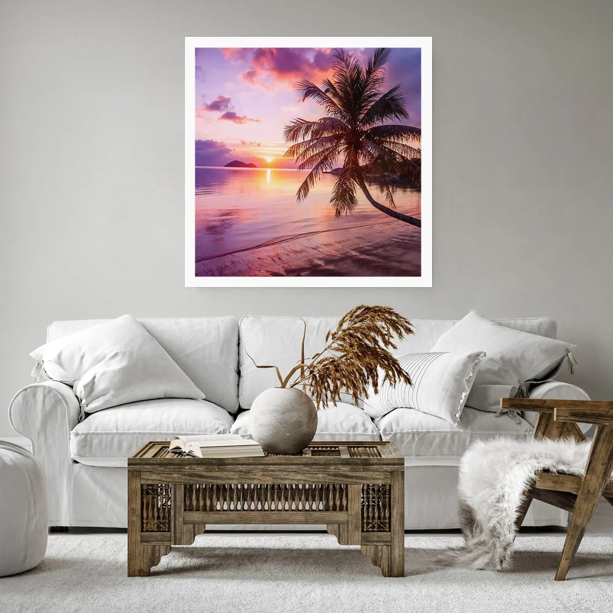 Pôster - Felicidade no horizonte - 30x30 cm