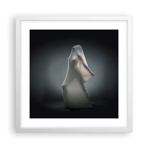 Pôster em moldura branca - Desejos ocultos - 40x40 cm