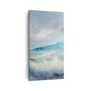 Quadro em tela - O vento uivava triunfalmente… - 55x100 cm