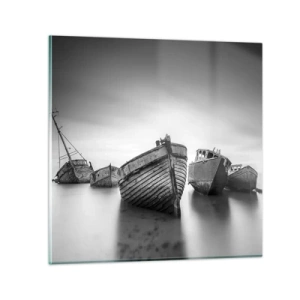 Quadro em vidro - Apenas lembranças... - 70x70 cm