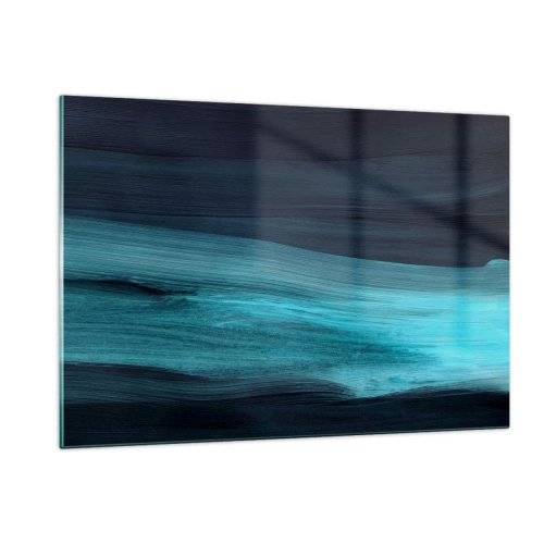 Quadro em vidro - Vá com o fluxo - 120x80 cm