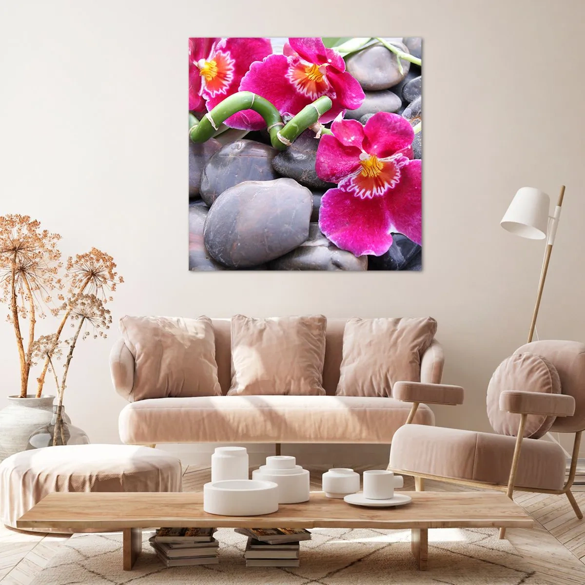 Quadro em tela - Frio e calor - 60x60 cm