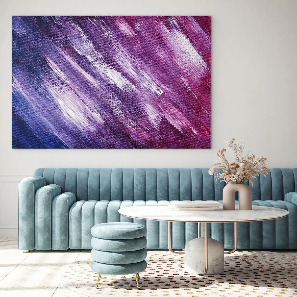 Quadro em vidro - Quando o vento sopra - 120x80 cm