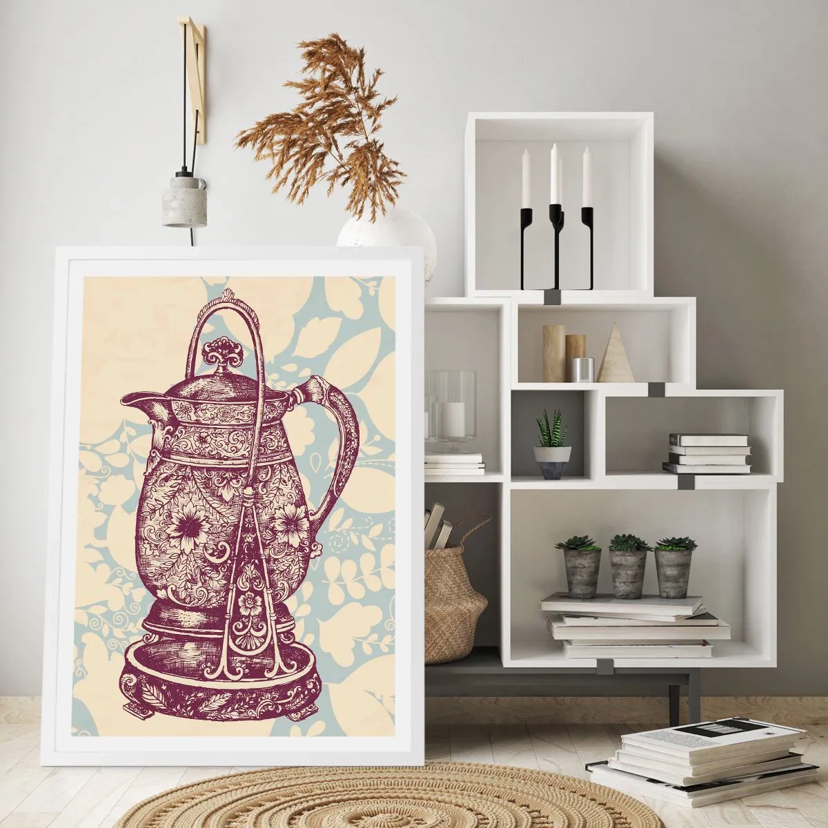 Pôster em moldura branca - A beleza da vida cotidiana - 50x70 cm