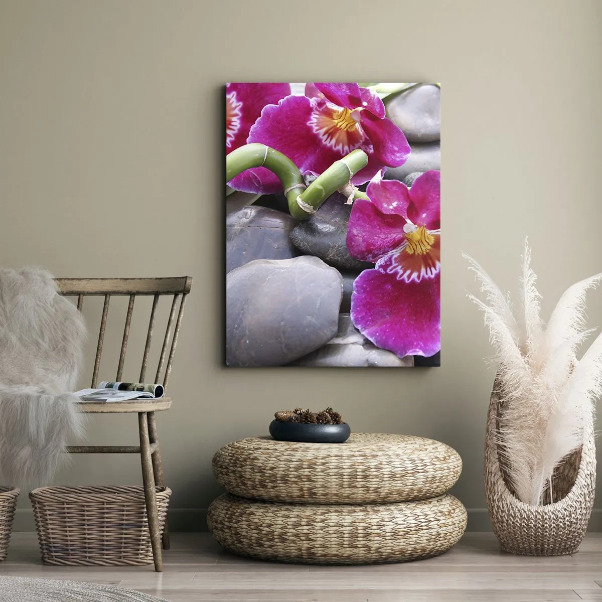 Quadro em tela - Frio e calor - 50x70 cm