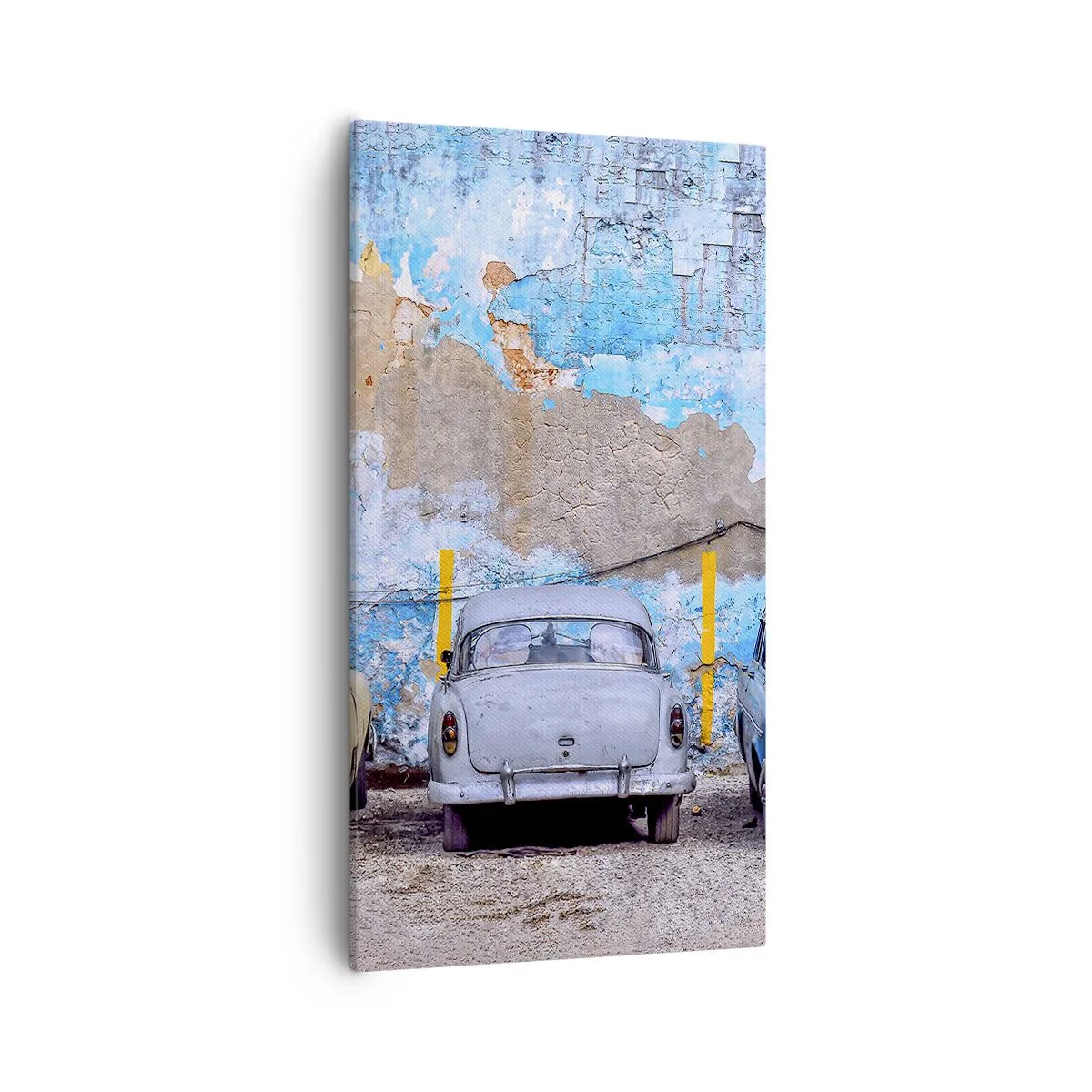 Quadro em tela - Encontro de Veteranos - 55x100 cm