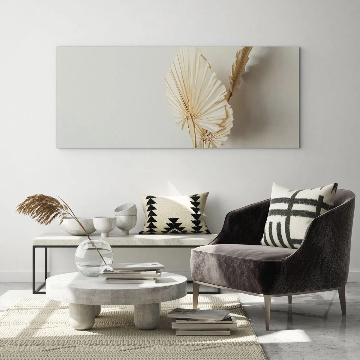 Quadro em vidro - Quando precisas de alívio - 90x30 cm