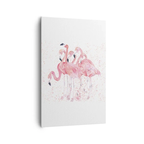 Quadro em tela - Conjunto cor-de-rosa - 80x120 cm