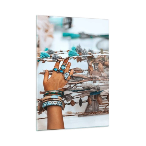 Quadro em vidro - Tesouros locais - 50x70 cm