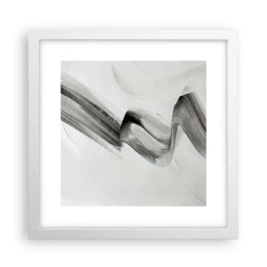 Pôster em moldura branca - Casualmente para se divertir - 30x30 cm