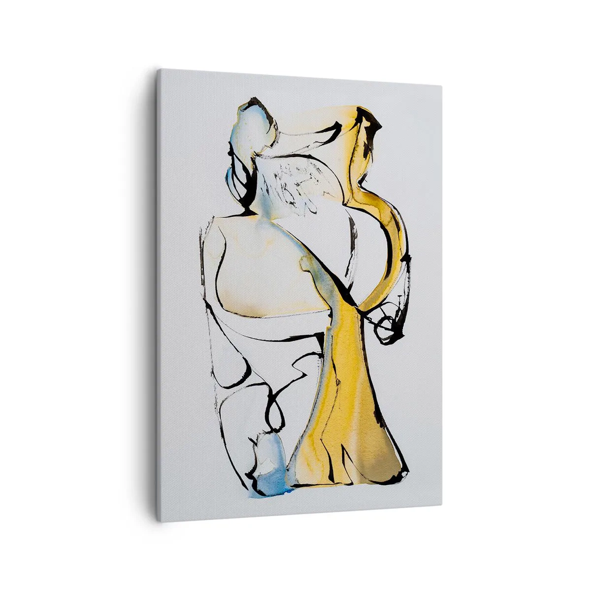 Quadro em tela - Abstração de vidro - 50x70 cm