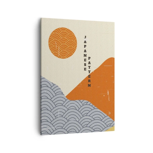 Quadro em tela - No espírito japonês - 50x70 cm